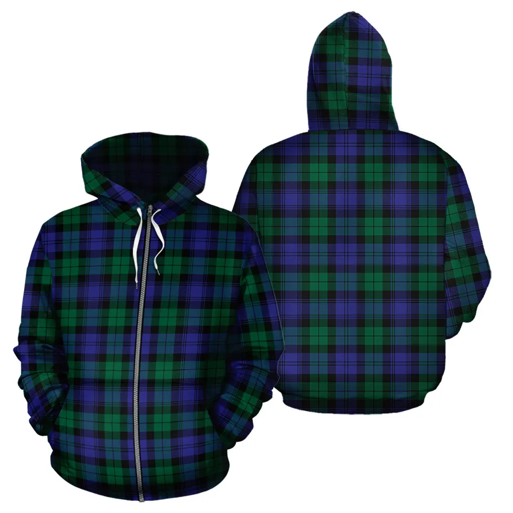 Black Watch Modern Tartan Hoodie