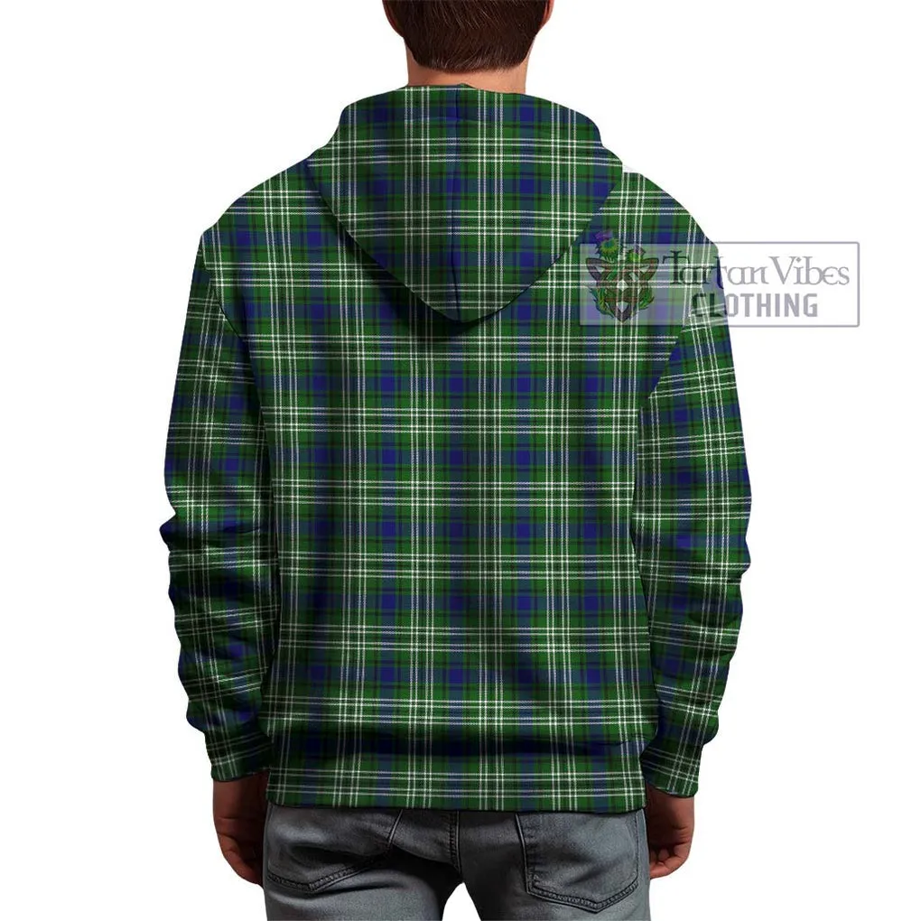 Blackadder Tartan Hoodie with Family Crest DNA In Me Style