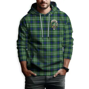 Blackadder Tartan Hoodie with Family Crest