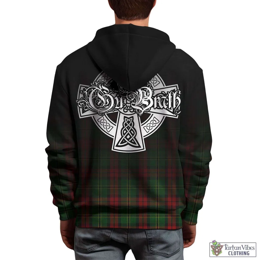 Blackstock Hunting Tartan Hoodie Featuring Alba Gu Brath Family Crest Celtic Inspired