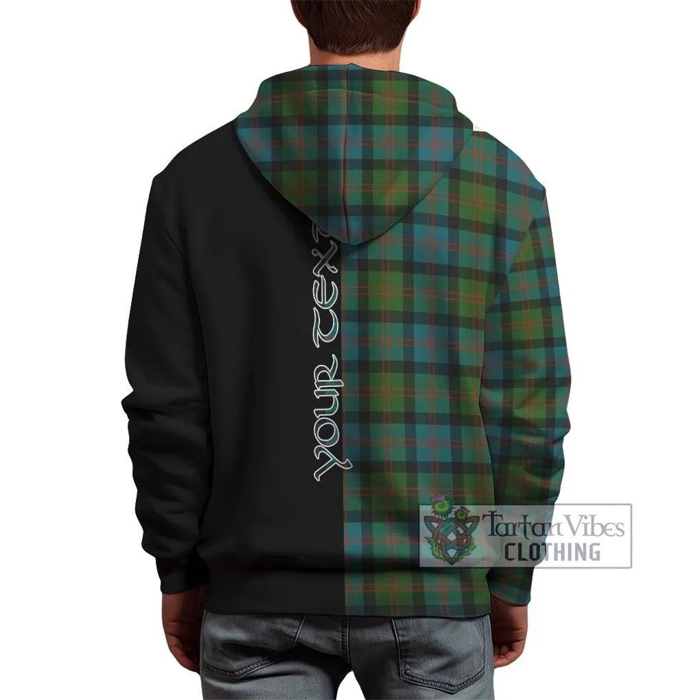 Blair Ancient Tartan Hoodie with Family Crest and Half Of Me Style