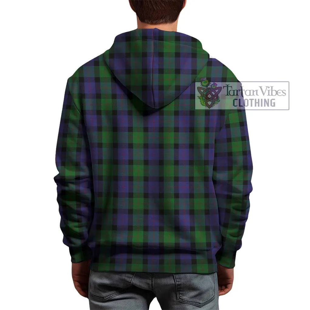 Blair Tartan Hoodie with Family Crest DNA In Me Style