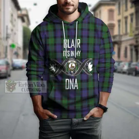 Blair Tartan Hoodie with Family Crest DNA In Me Style