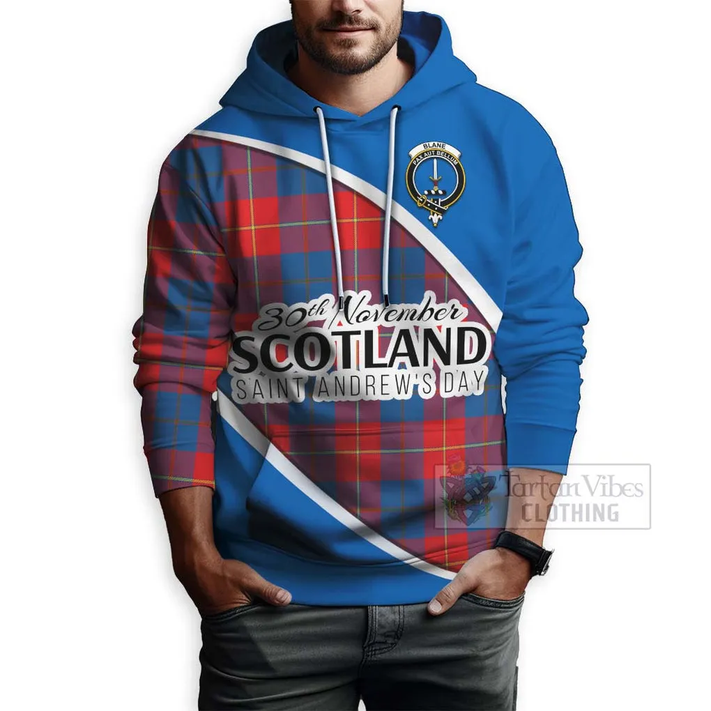 Blane Family Crest Tartan Hoodie Celebrate Saint Andrew's Day in Style