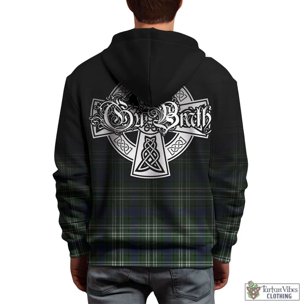 Blyth Tartan Hoodie Featuring Alba Gu Brath Family Crest Celtic Inspired