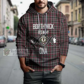 Borthwick Tartan Hoodie with Family Crest DNA In Me Style