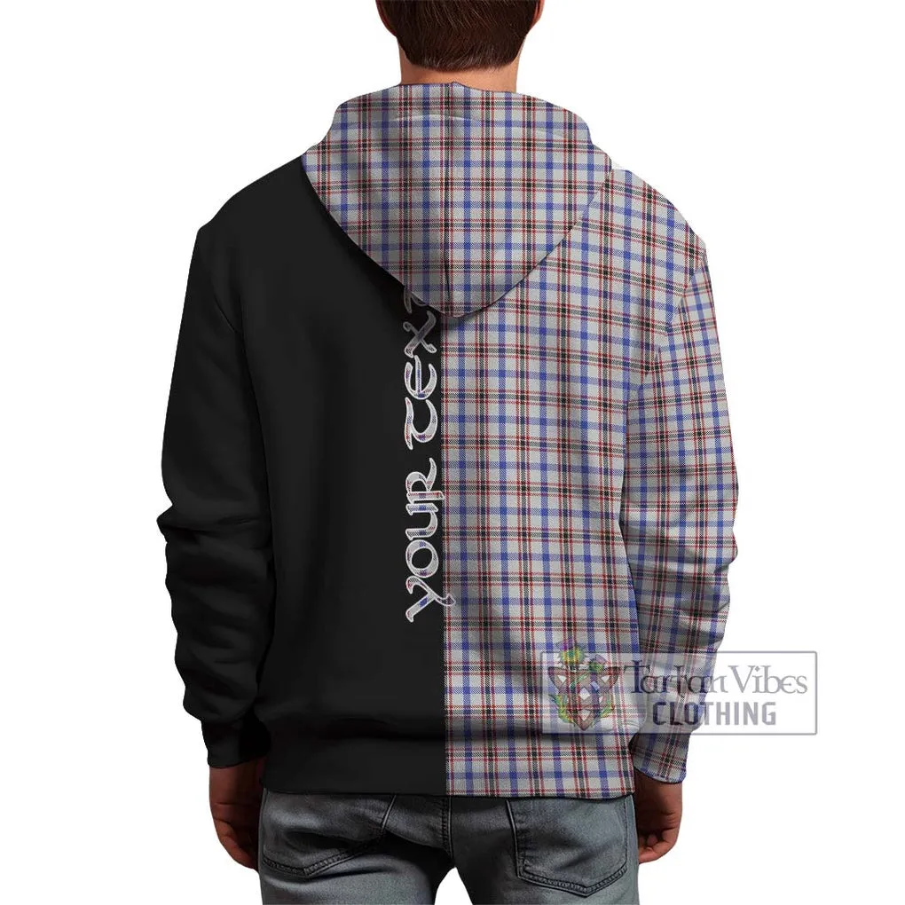 Boswell Tartan Hoodie with Family Crest and Half Of Me Style