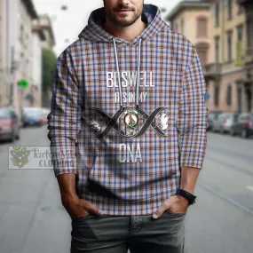 Boswell Tartan Hoodie with Family Crest DNA In Me Style