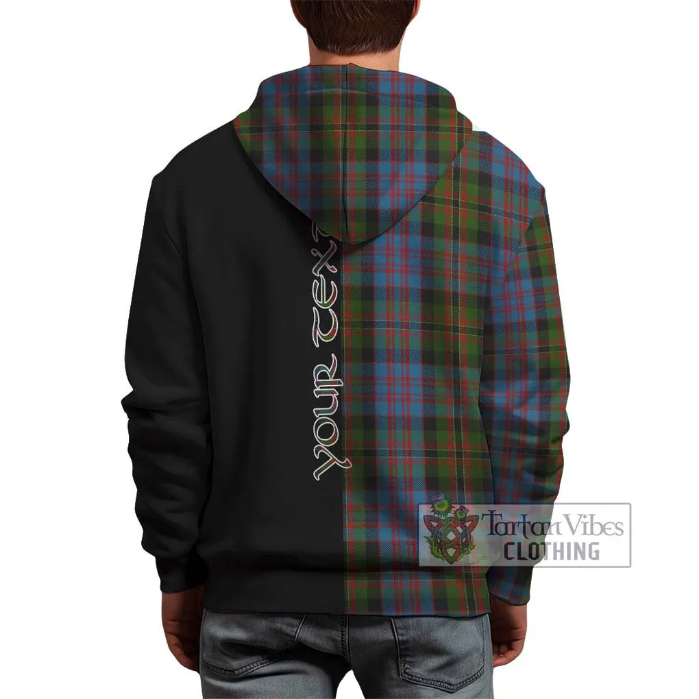 Bowie Tartan Hoodie with Family Crest and Half Of Me Style