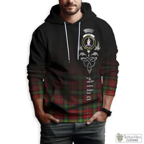 Boyd Tartan Hoodie Featuring Alba Gu Brath Family Crest Celtic Inspired