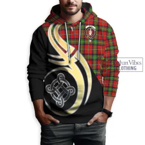 Boyd Tartan Hoodie with Family Crest and Celtic Symbol Style