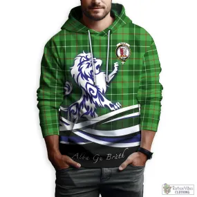 Boyle Tartan Hoodie with Alba Gu Brath Regal Lion Emblem