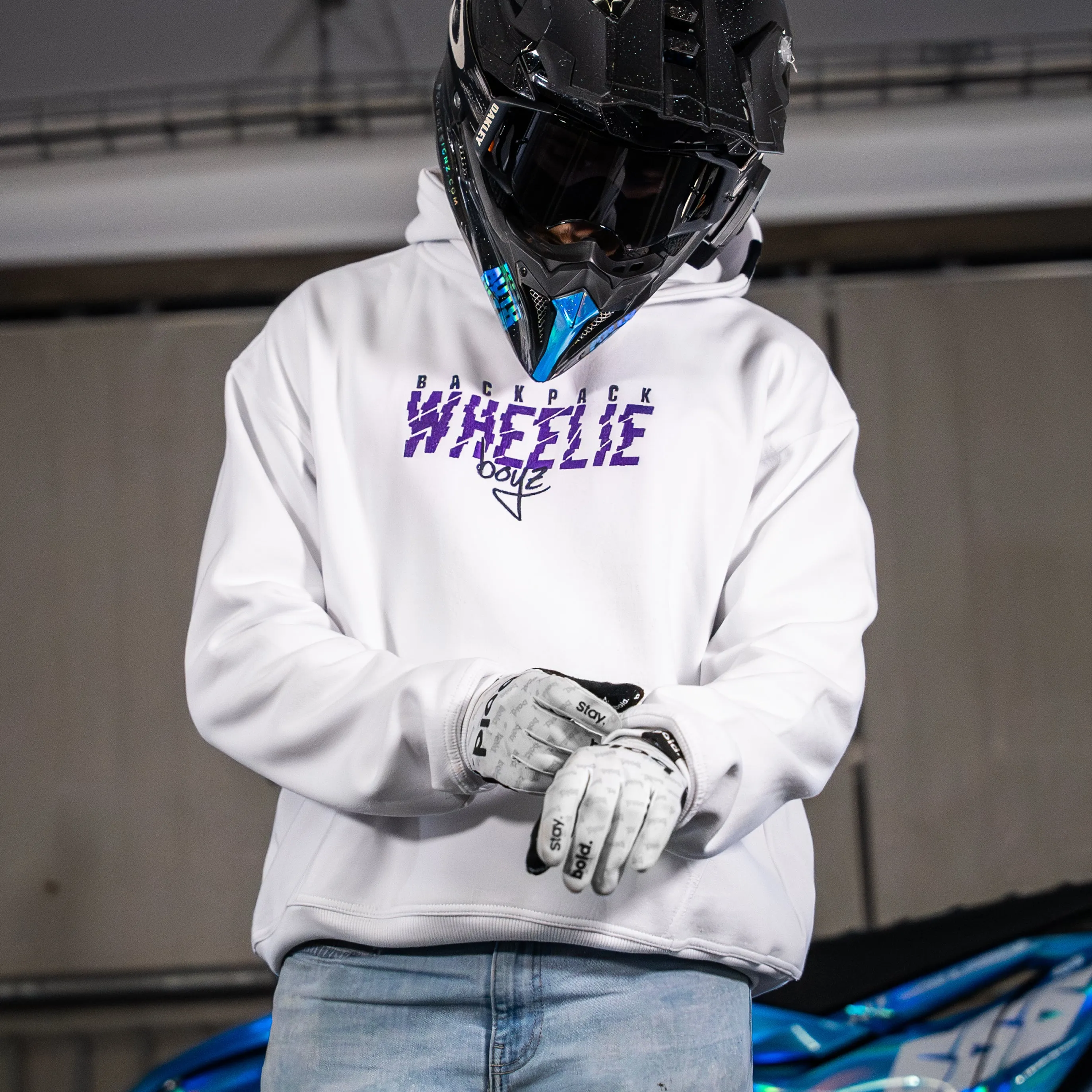 BPWB Purple Slash Hoodie v2 (oversize fit)