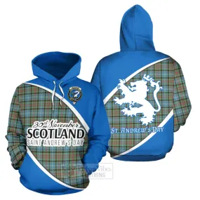 Brisbane Family Crest Tartan Hoodie Celebrate Saint Andrew's Day in Style