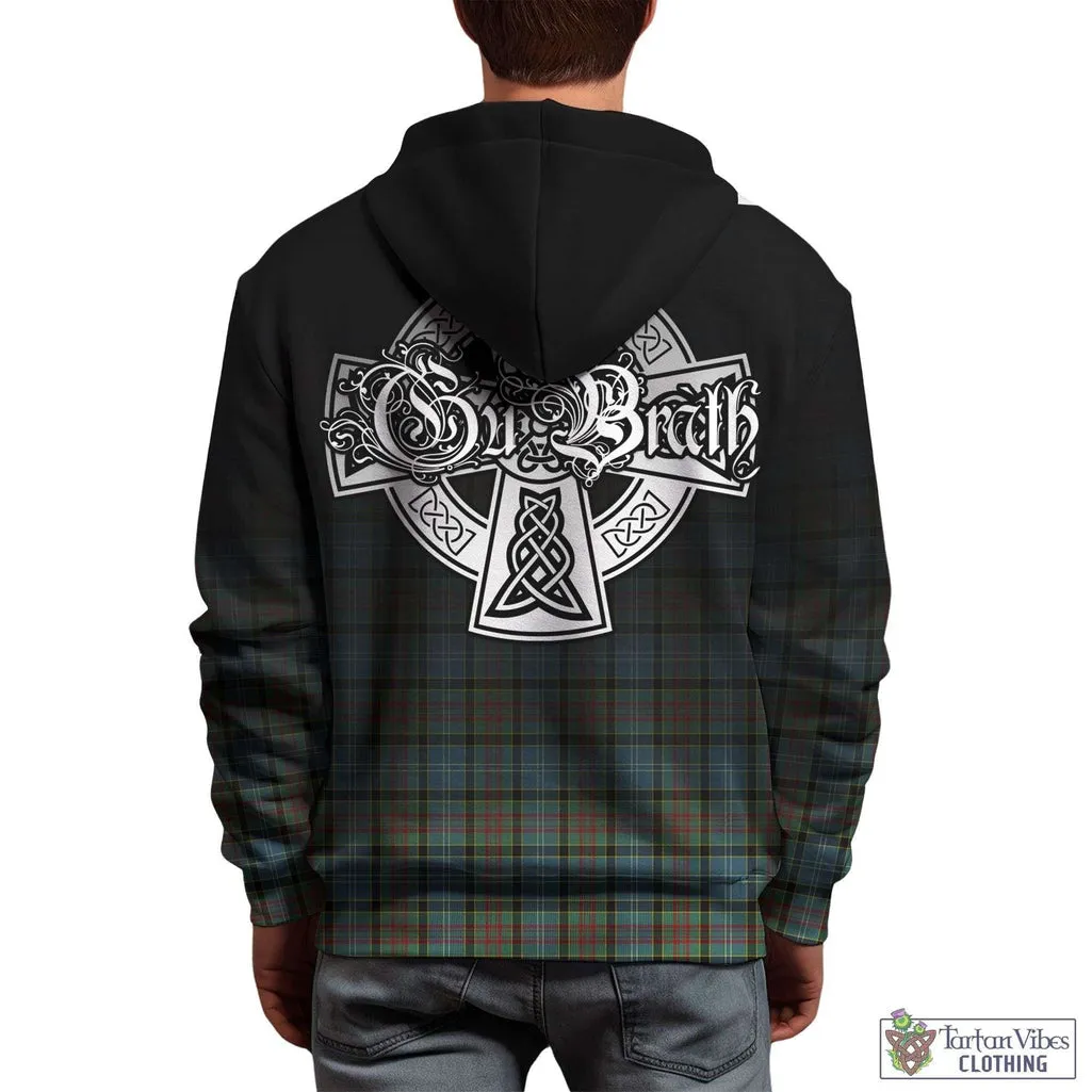 Brisbane Tartan Hoodie Featuring Alba Gu Brath Family Crest Celtic Inspired