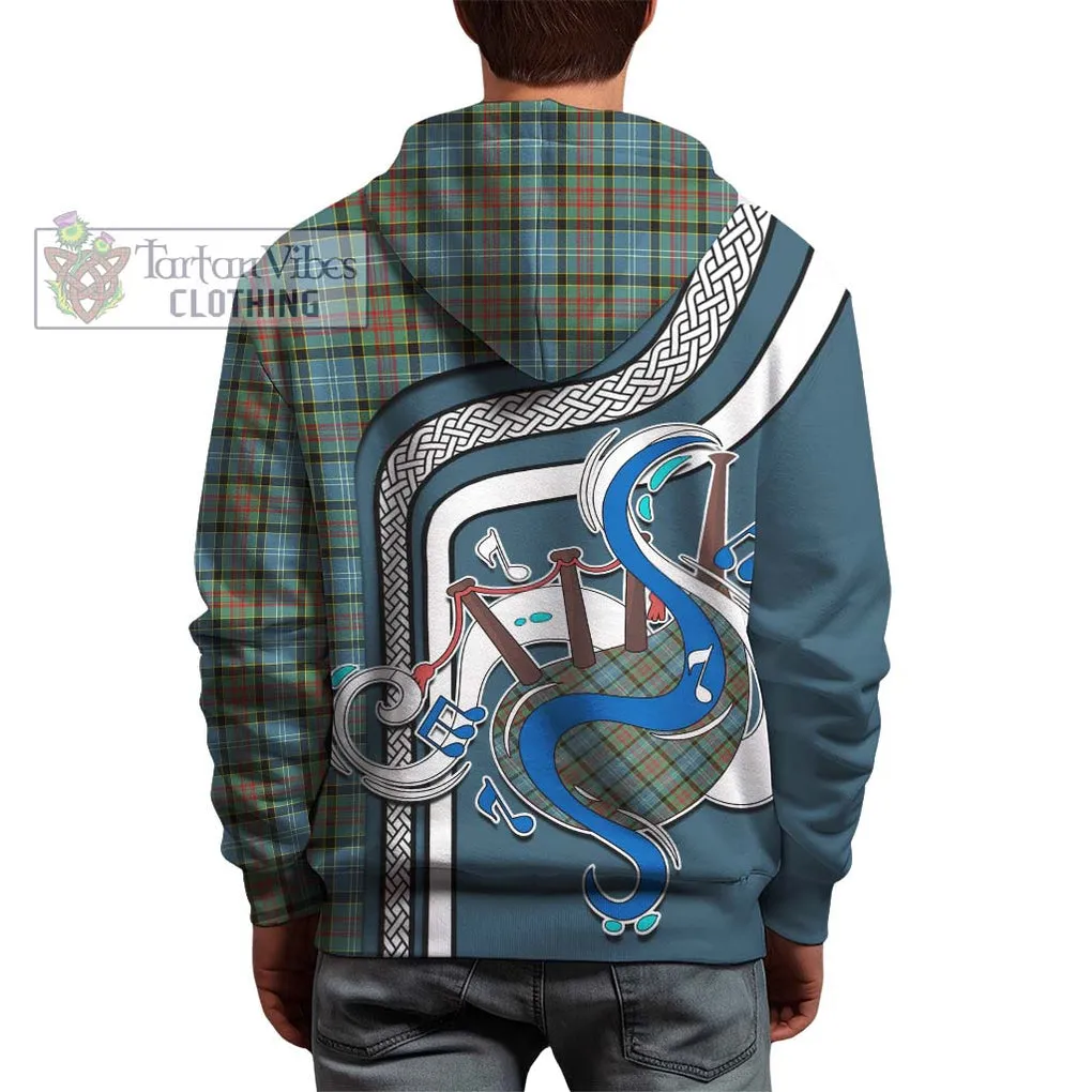 Brisbane Tartan Hoodie with Epic Bagpipe Style