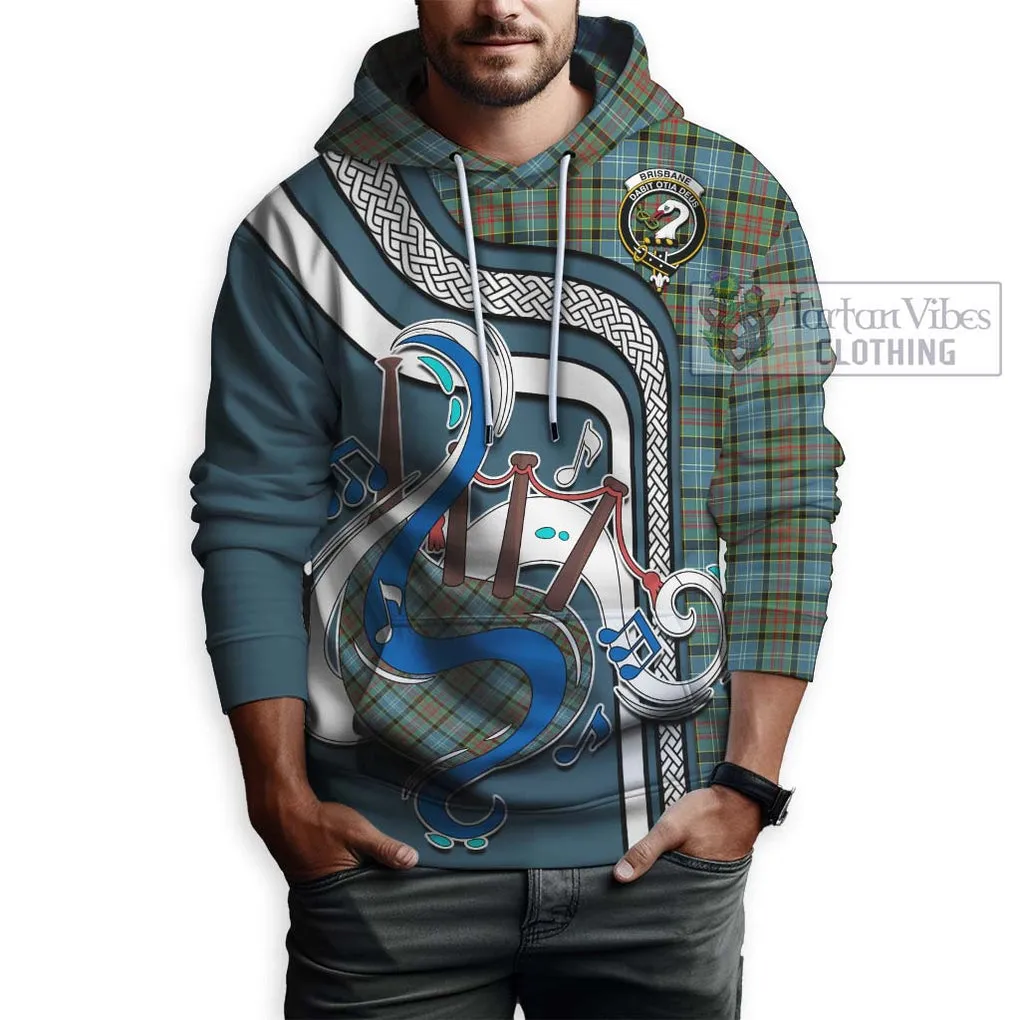 Brisbane Tartan Hoodie with Epic Bagpipe Style