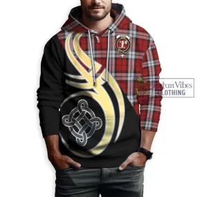 Brodie Dress Tartan Hoodie with Family Crest and Celtic Symbol Style