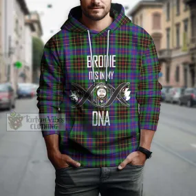 Brodie Hunting Modern Tartan Hoodie with Family Crest DNA In Me Style