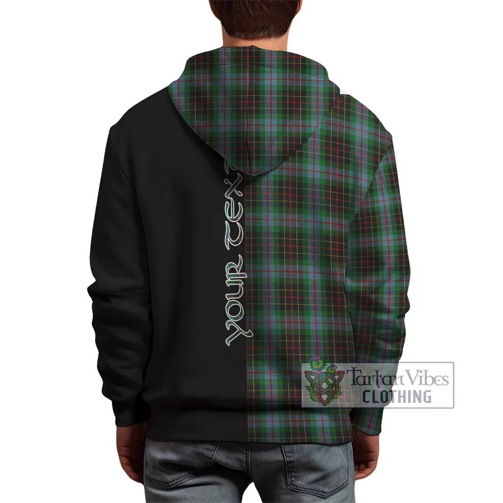 Brodie Hunting Tartan Hoodie with Family Crest and Half Of Me Style