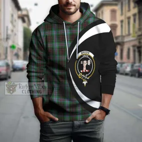 Brodie Hunting Tartan Hoodie with Family Crest Circle Style