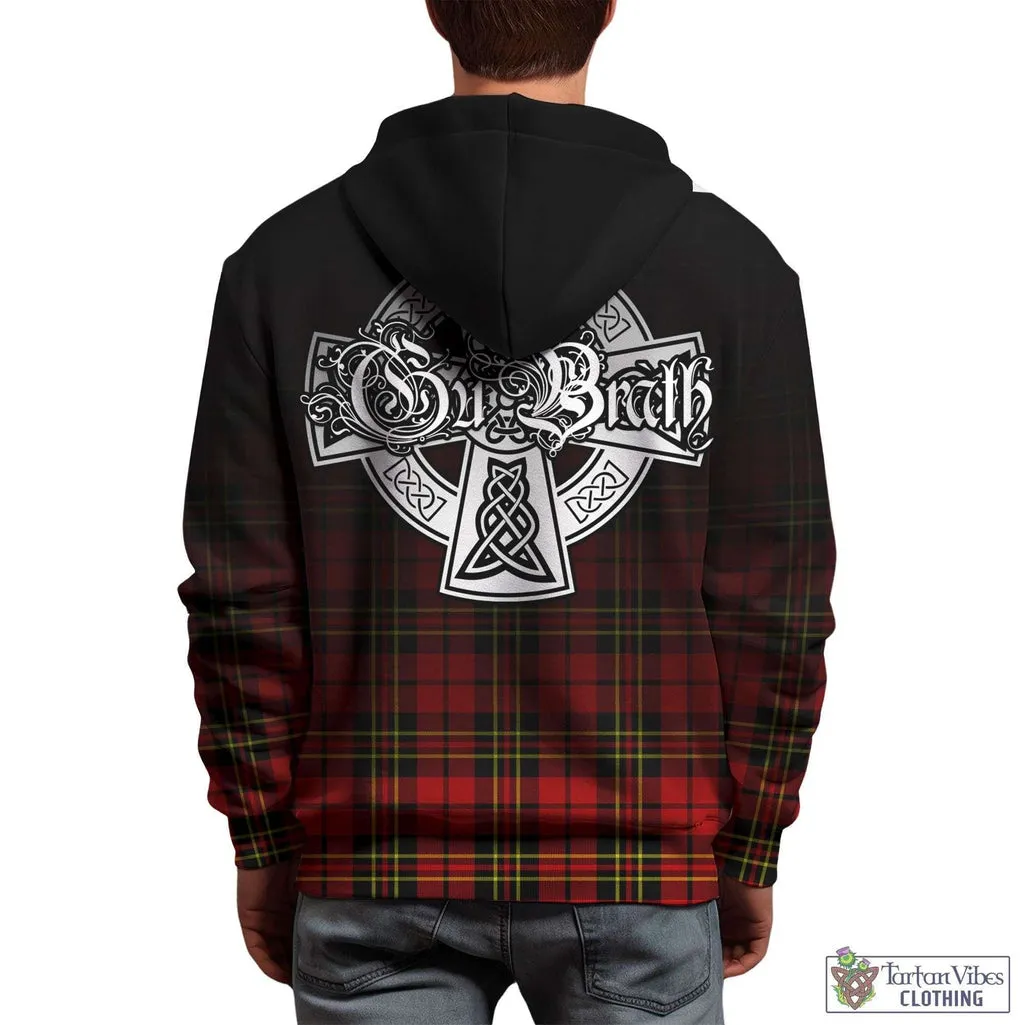 Brodie Modern Tartan Hoodie Featuring Alba Gu Brath Family Crest Celtic Inspired