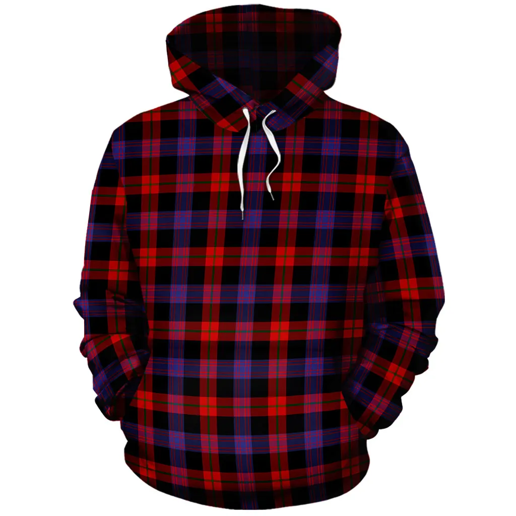 Broun Modern Tartan Hoodie