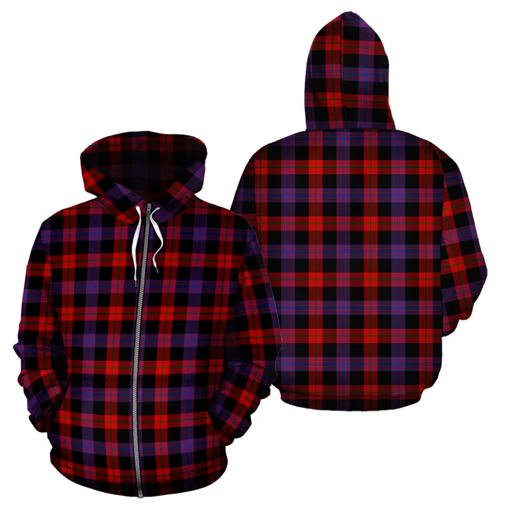 Broun Modern Tartan Hoodie