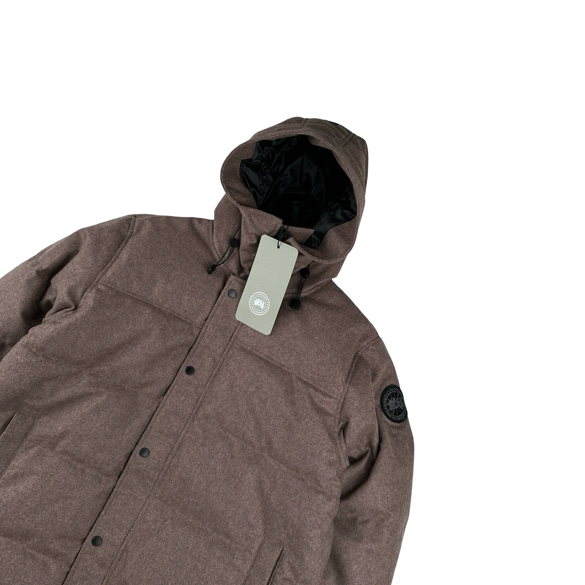 Canada Goose Dusty Rose Wool Macmillan Premium Down Parka Jacket - XL