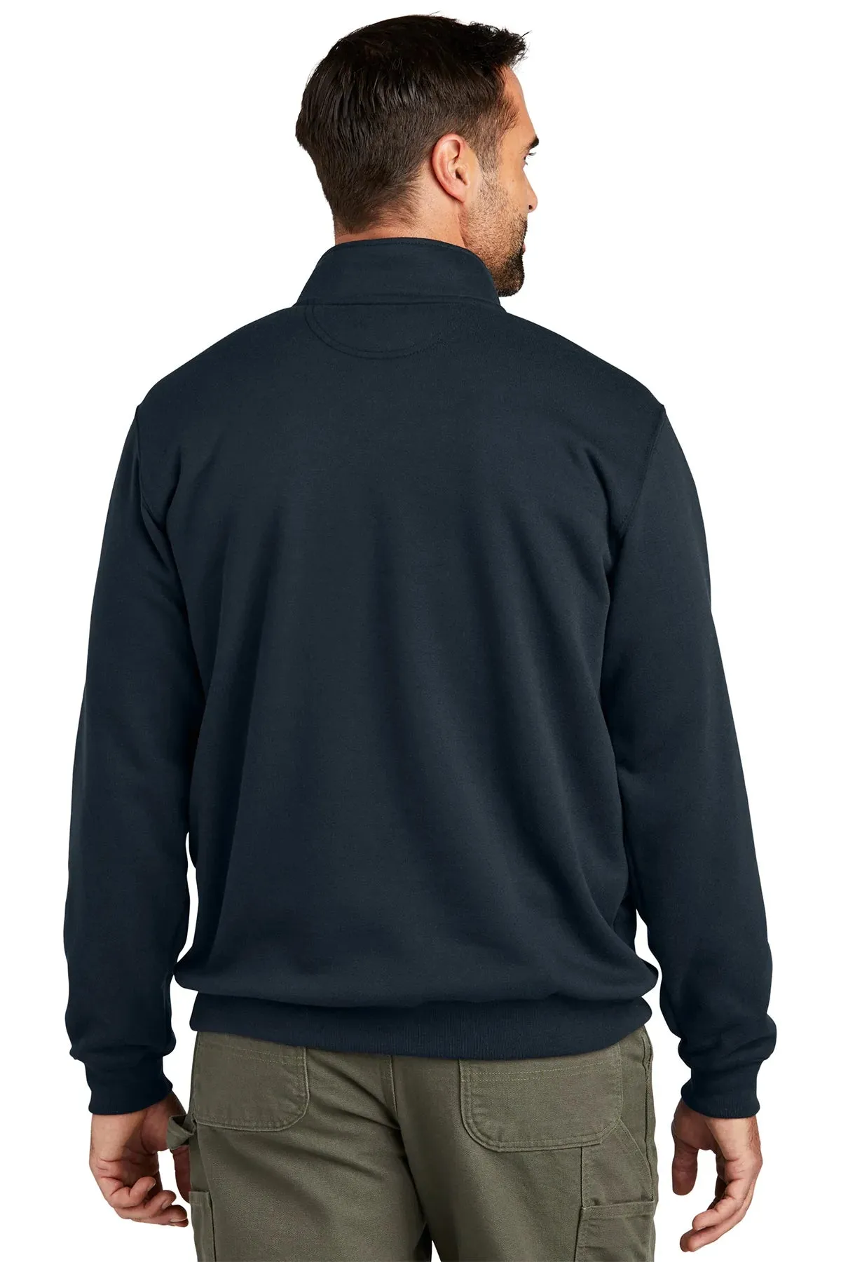 Carhartt Mock Neck Custom Sweatshirts, New Navy