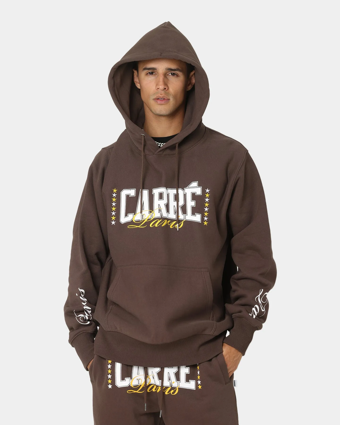 Carre Heavyweight CLS Hoodie Dark Brown