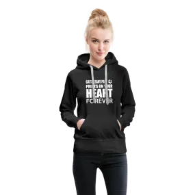 Cats Leave Paw Prints On Your Heart Forever Women’s Premium Hoodie