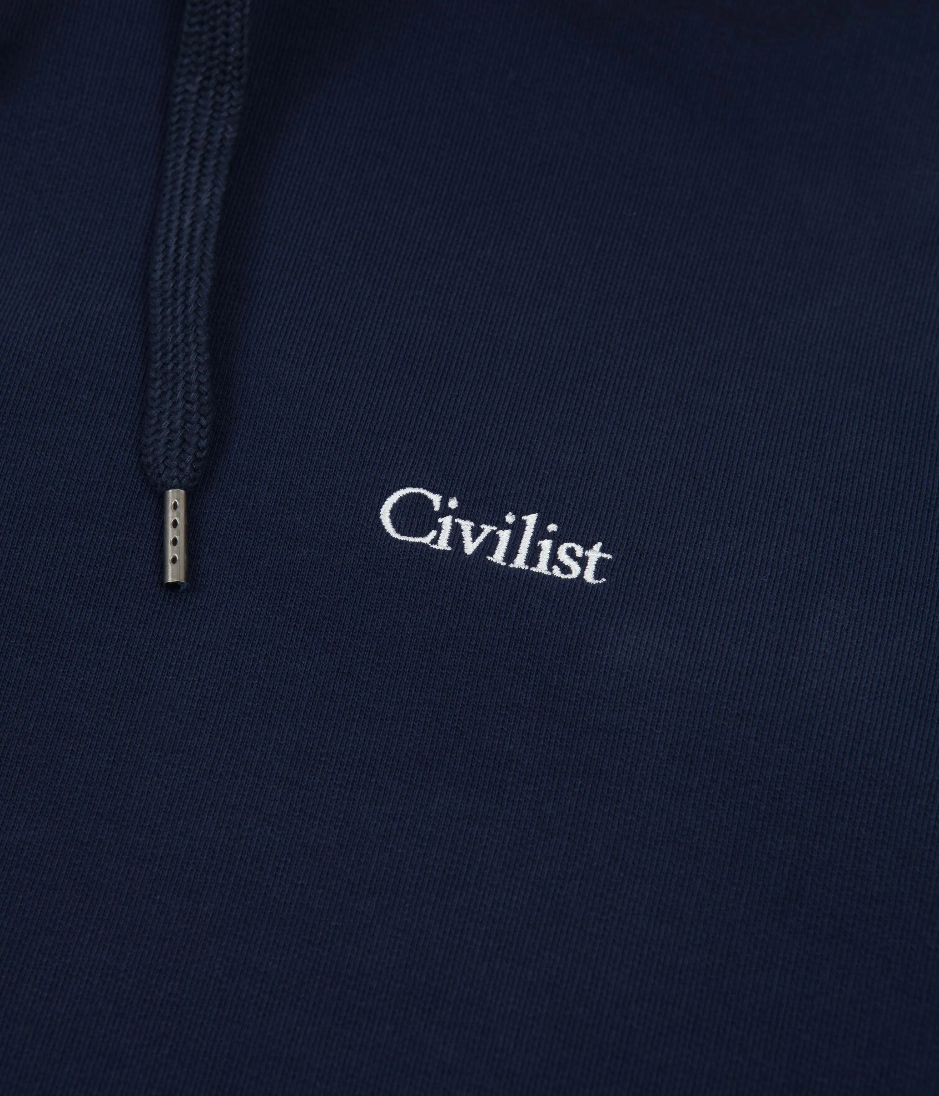 Civilist Mini Logo Hoodie - Navy