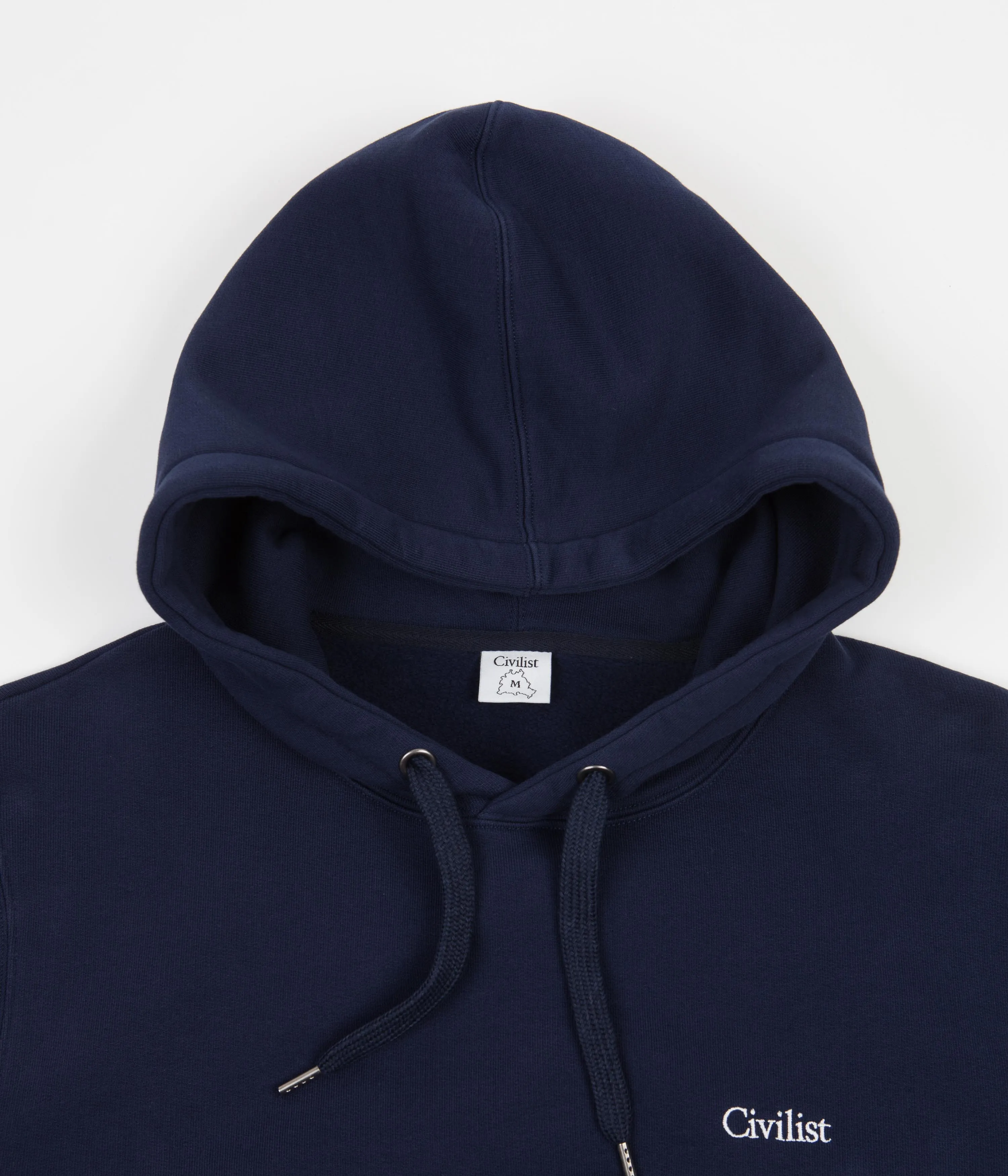 Civilist Mini Logo Hoodie - Navy