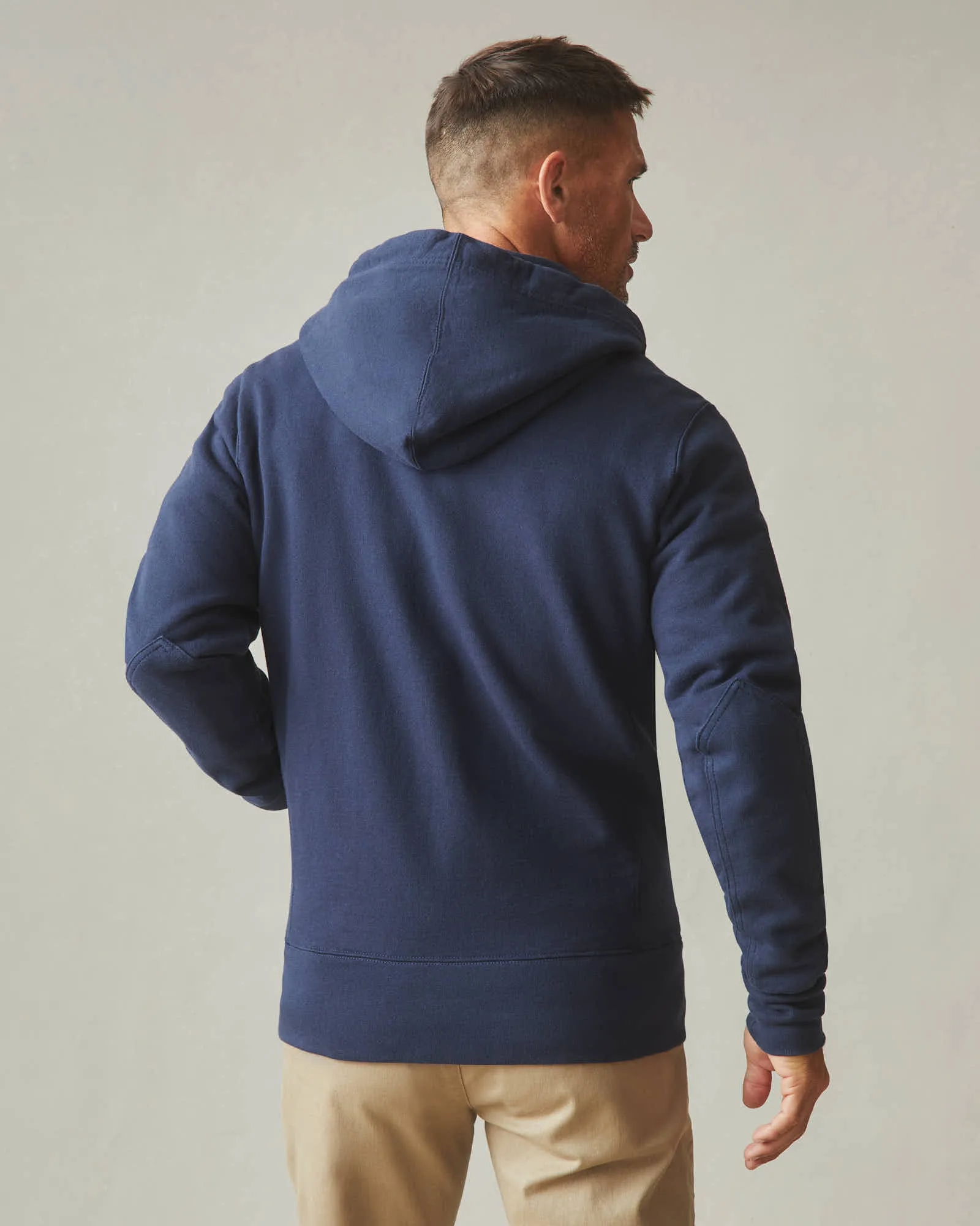 Classic Full Zip - Oxford Blue