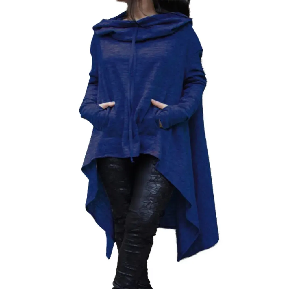 Cloak Style Women's Hoodie: Stylish and casual everyday fashion