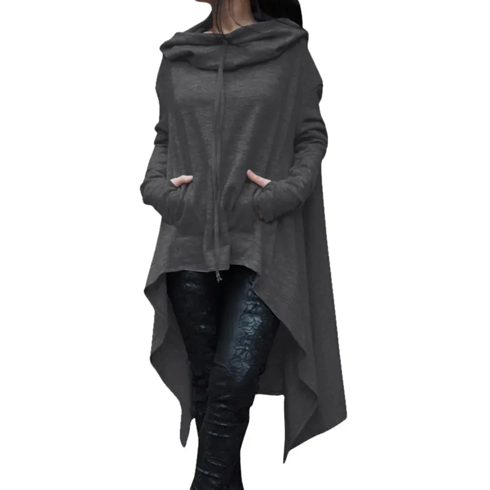 Cloak Style Women's Hoodie: Stylish and casual everyday fashion