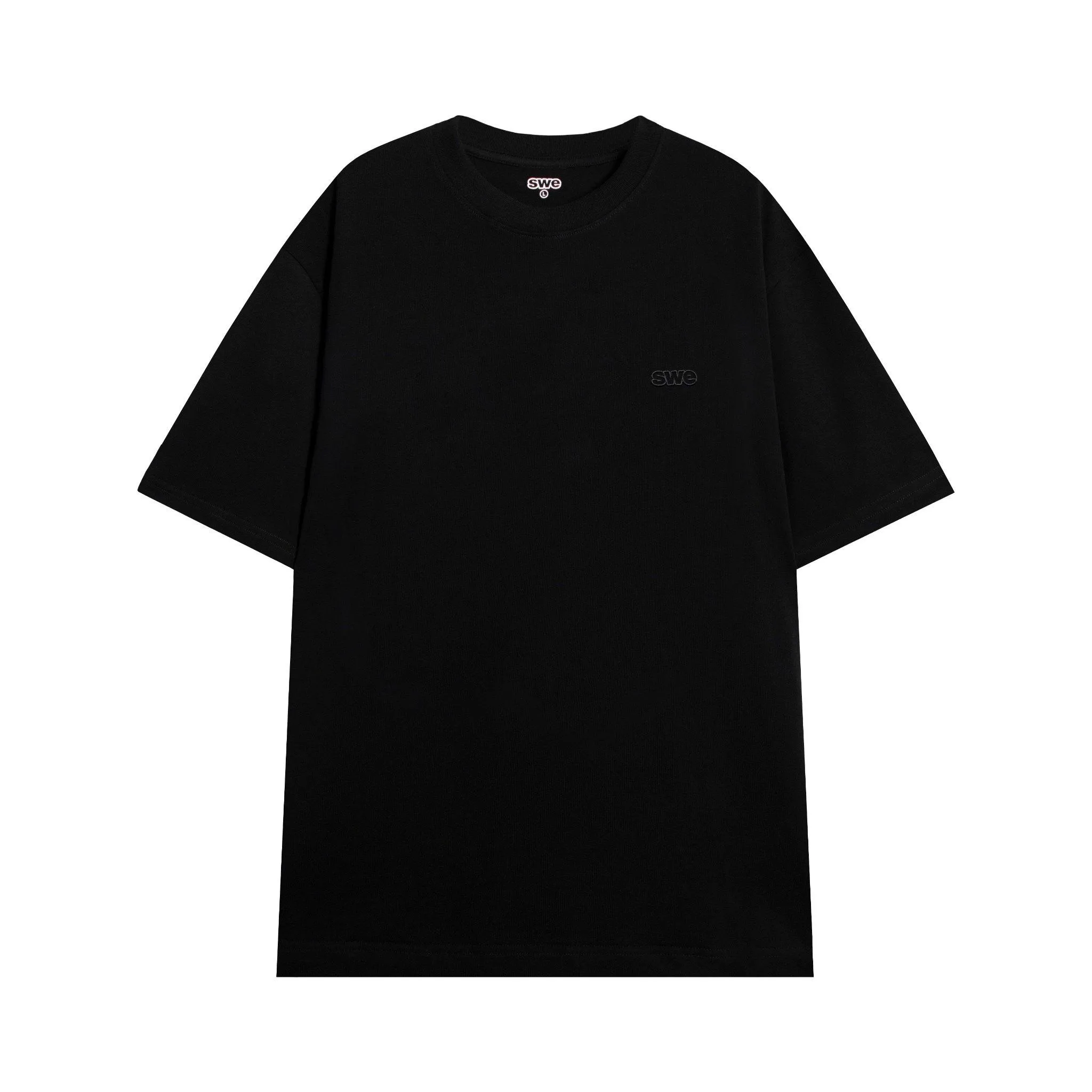 CREW NECK TEE - BLACK