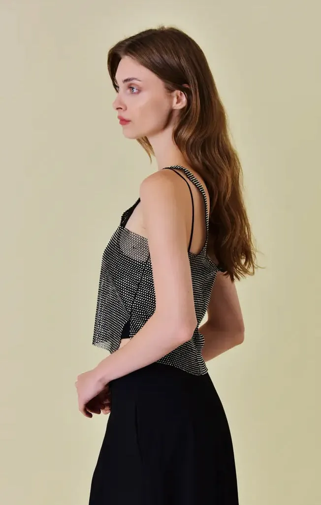 Crystal Mesh Top