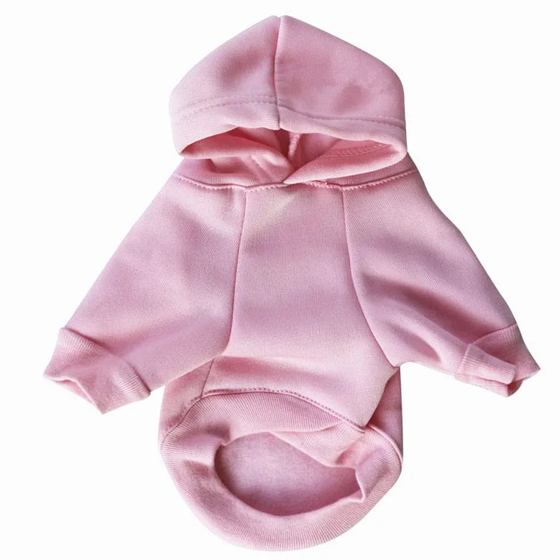 Cute Little Diva Fleece Lining Winter Hoodie For Small Dogs