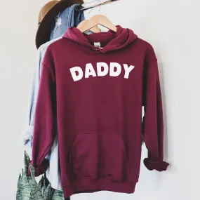 Daddy Curved - Mens Hoodie - Dads Hoodie