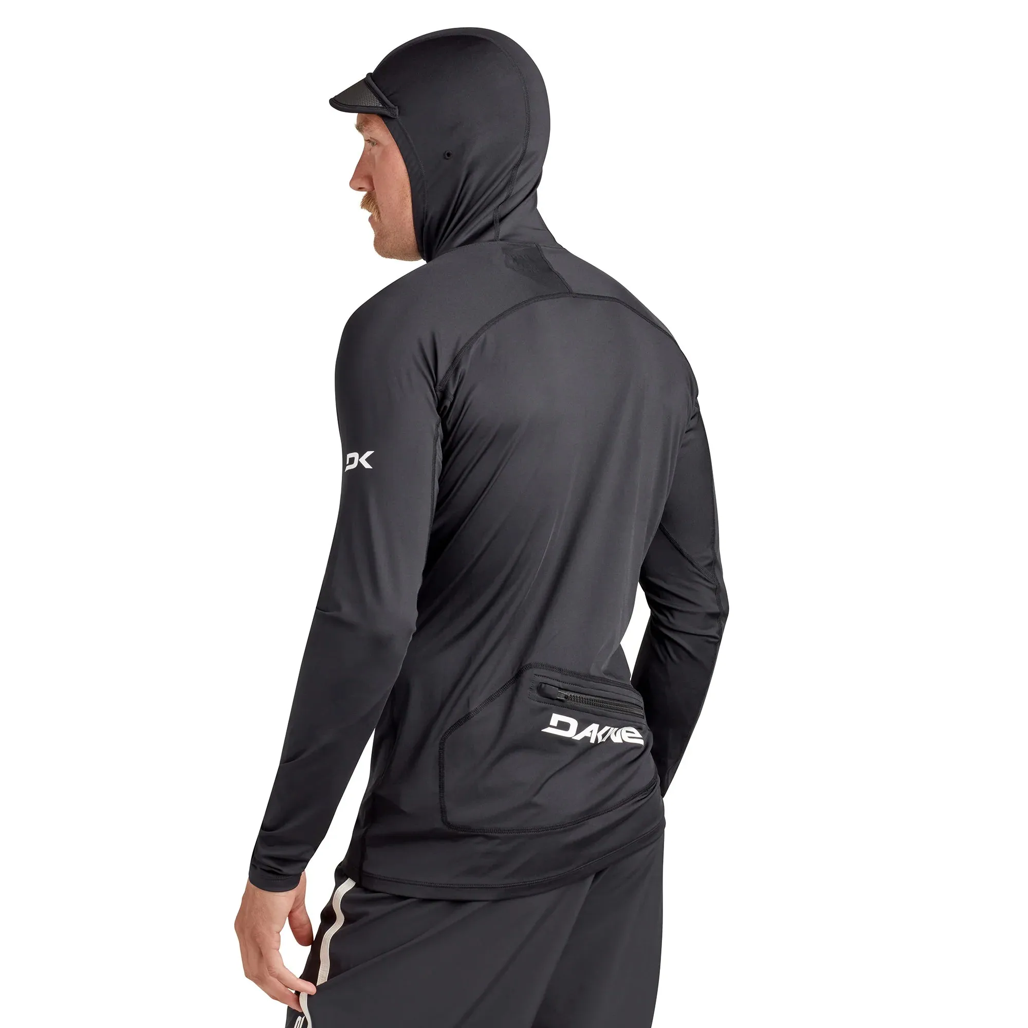 Dakine Mens HD Snug Fit L/S Rashguard Hood