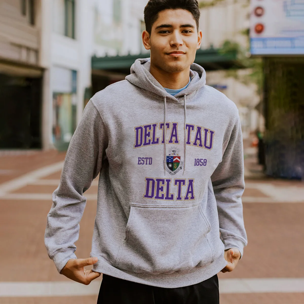 Delt Classic Crest Hoodie