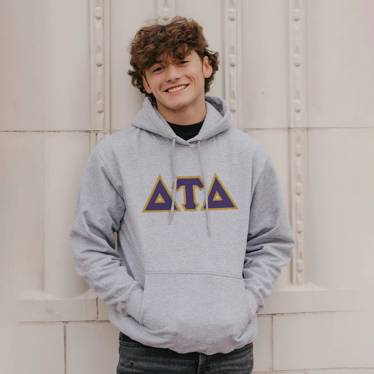 Delt Greek Letter Graphic Hoodie