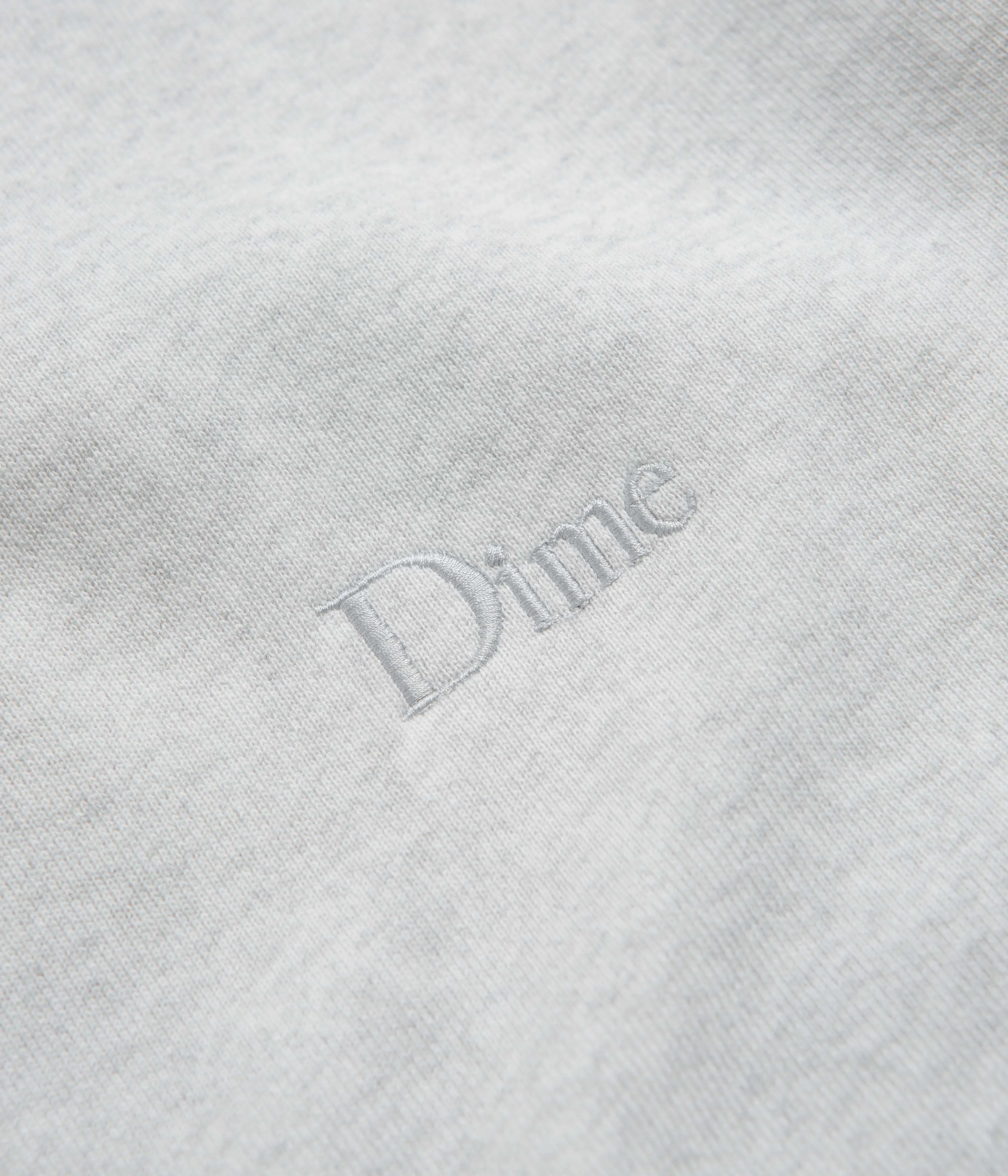 Dime Classic Small Logo Hoodie - Ash