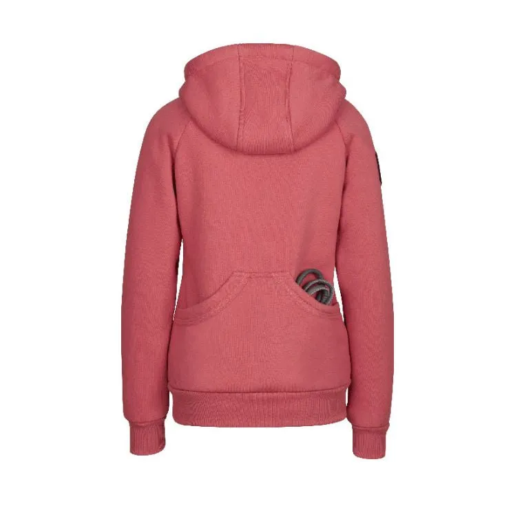 Dog Handler Winter Hoodie for Women, terracotta