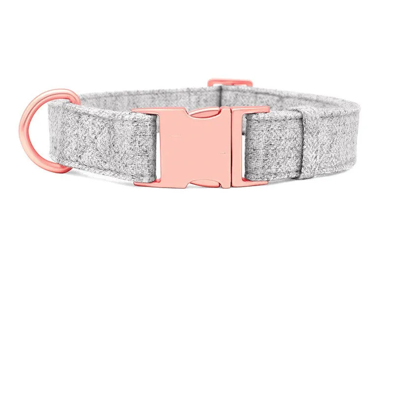 Engraved Adjustable Non-Woven Dog Collar