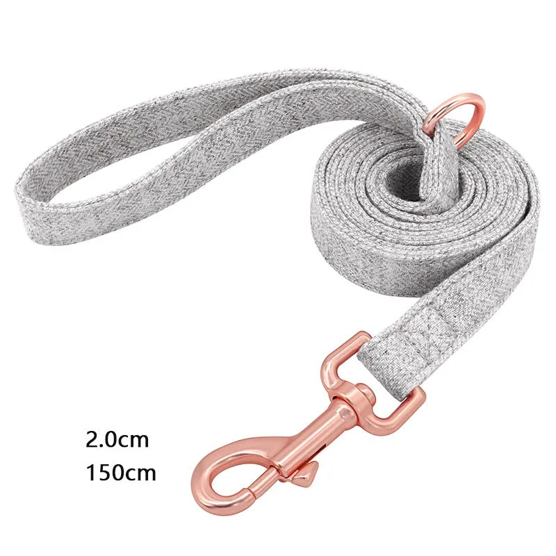 Engraved Adjustable Non-Woven Dog Collar