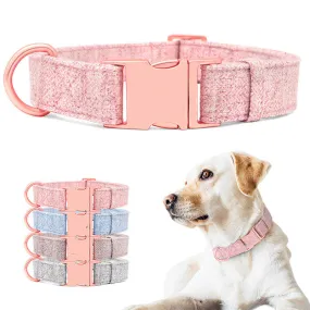 Engraved Adjustable Non-Woven Dog Collar