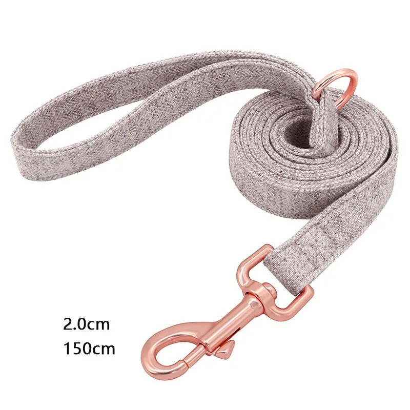 Engraved Adjustable Non-Woven Dog Collar